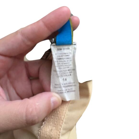 Maxine Black White Grey Floral One Piece Swimsuit 14 Vintage 90s Pinup Spa Girl - Picture 12 of 13